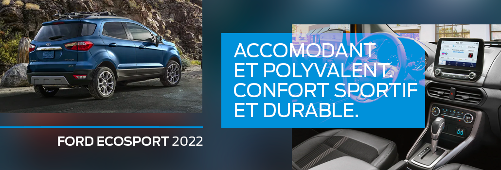 Ford Ecosport 2022, c’est le petit format de la famille