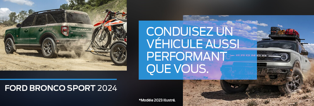 Ford Bronco Sport 2024 : dans la bonne voie
